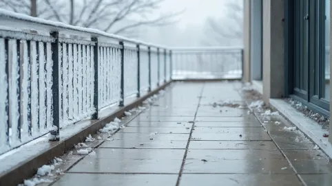 Układanie płytek na balkonie temperatura